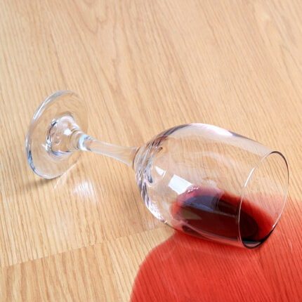 wine spill on laminate floor